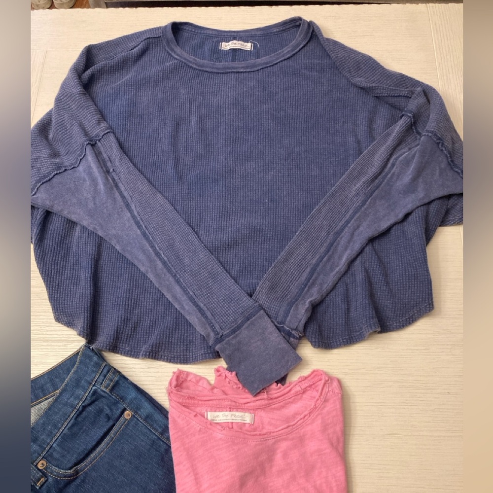 Free People/ We The Free Microphone Drop Thermal size xs - Picture 5 of 7